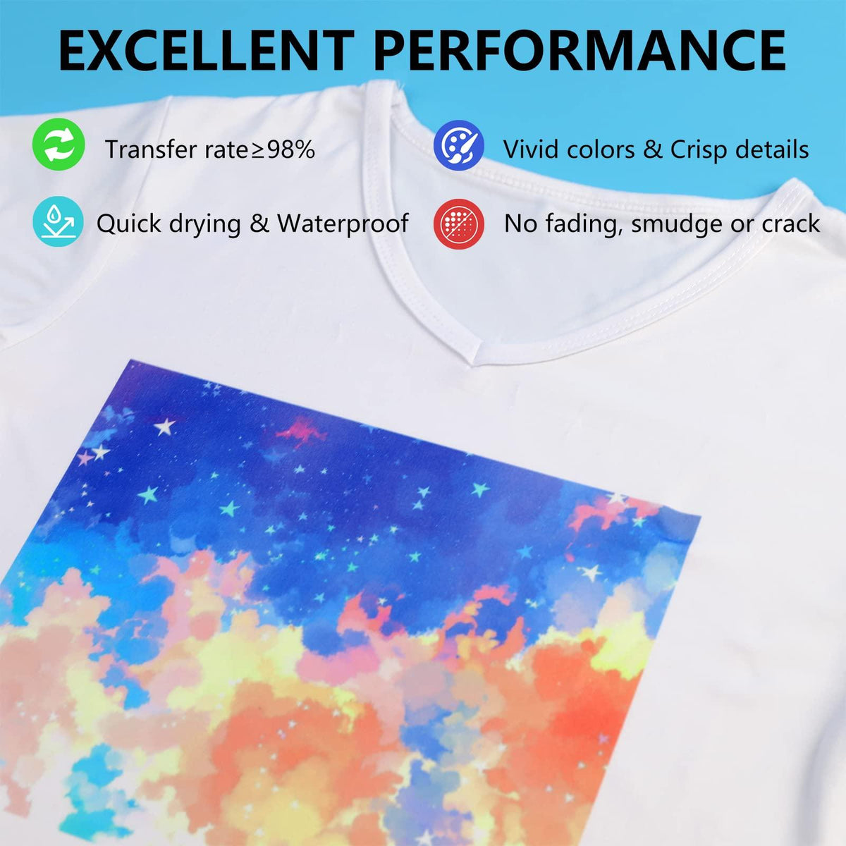 HTVRONT Sublimation Paper 11 x 17 in, 150 Sheets