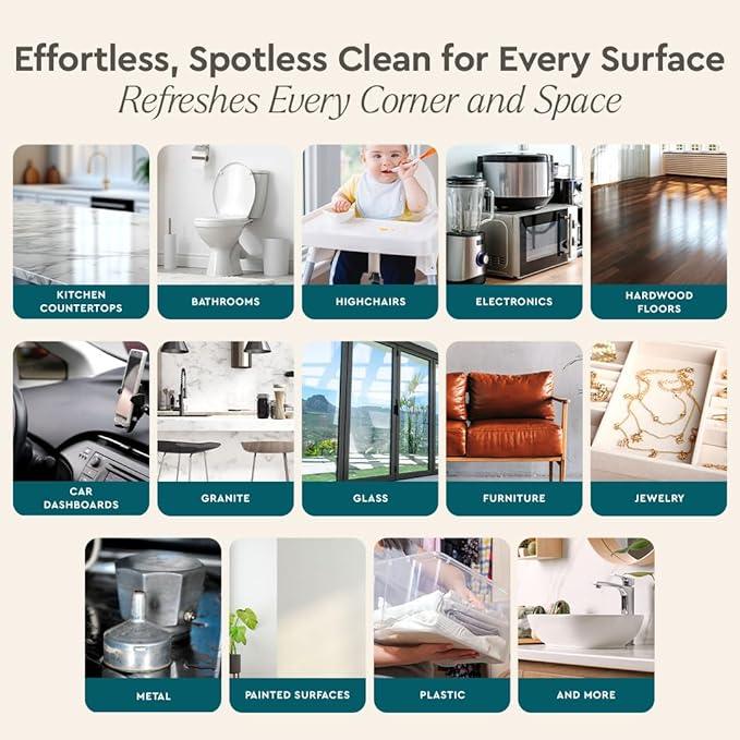 Puracy Multi-Surface Cleaner Concentrate - Plant-Powered Everyday Surface Cleaner - Natural All Purpose Cleaning Solution As Seen on TikTok (Organic Lemongrass, 16 fl oz)