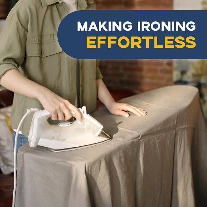 Full Size Ironing Board with Iron Rest, Heavy Duty Compact Ironing Board 43