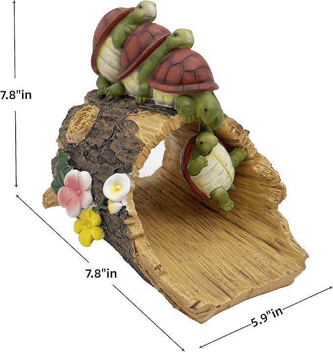 Turtle Statues Gutter Downspout Extension Statues Garden Decoration,Resin Statue Outdoor Decor,Animal Downspout Diverter,Decorative Gutter Extension,3