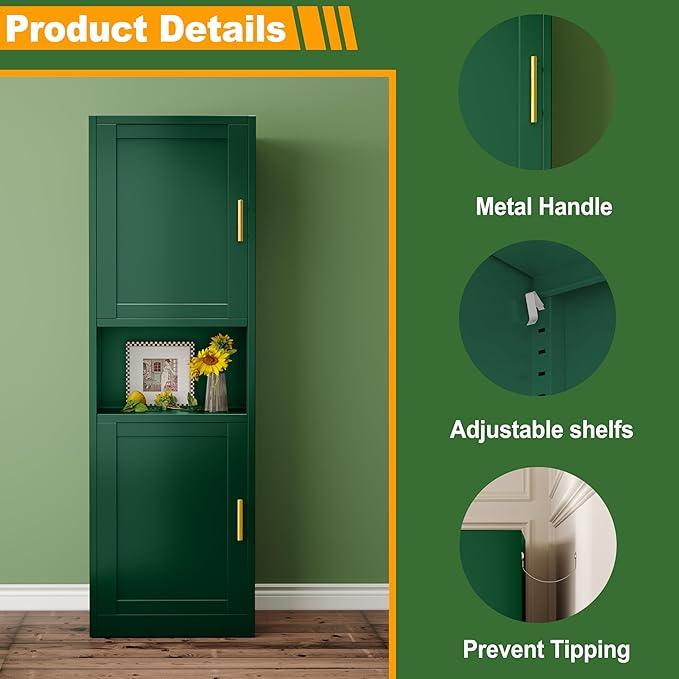 Tall Narrow Storage Cabinet 66.93