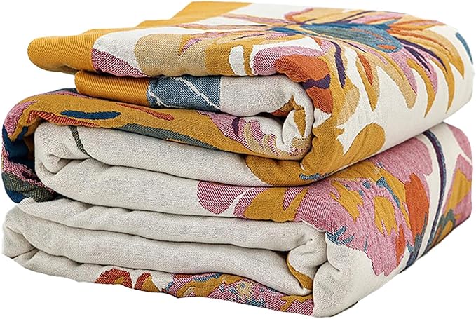 Boho Large Throw Blanket for Bed Couch 60