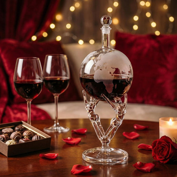 Love Crystal Decanter, For Wine & Whiskey The Wine Savant - 12