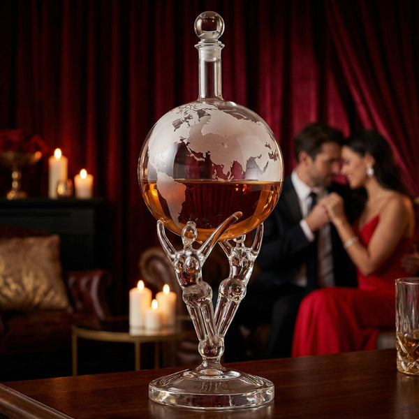 Love Crystal Decanter, For Wine & Whiskey The Wine Savant - 12