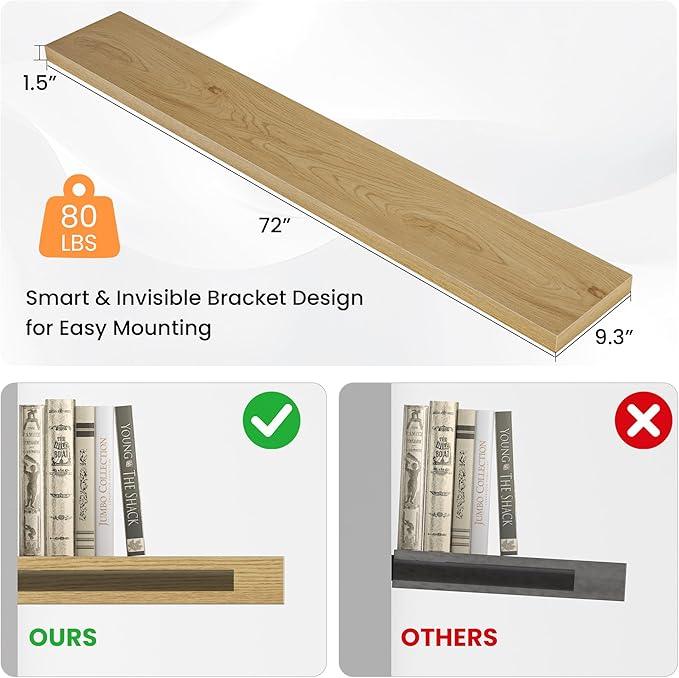 Floating Shelves for Wall, 72