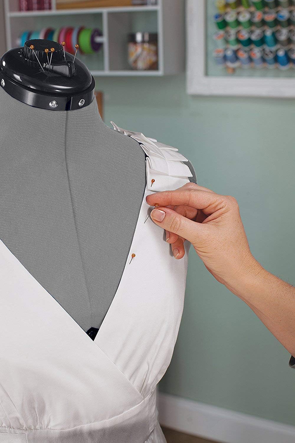 FAMILY DRESSFORM Child Adjustable Mannequin Dress Form - Grey