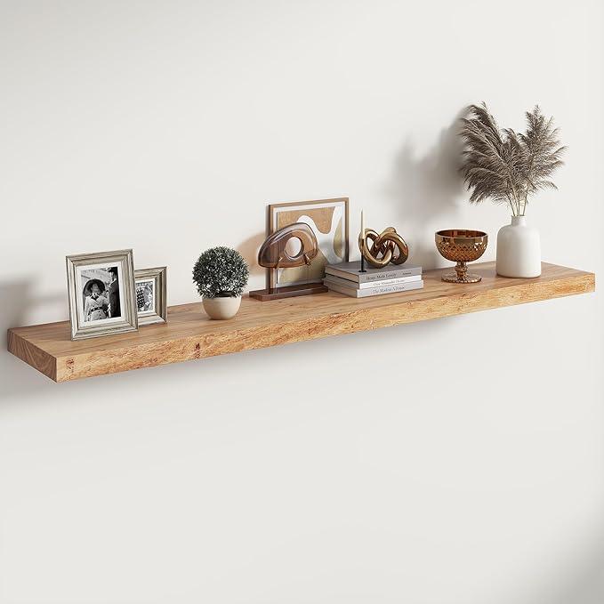 RICHFOCUS Elm Floating Shelves for Wall - 55