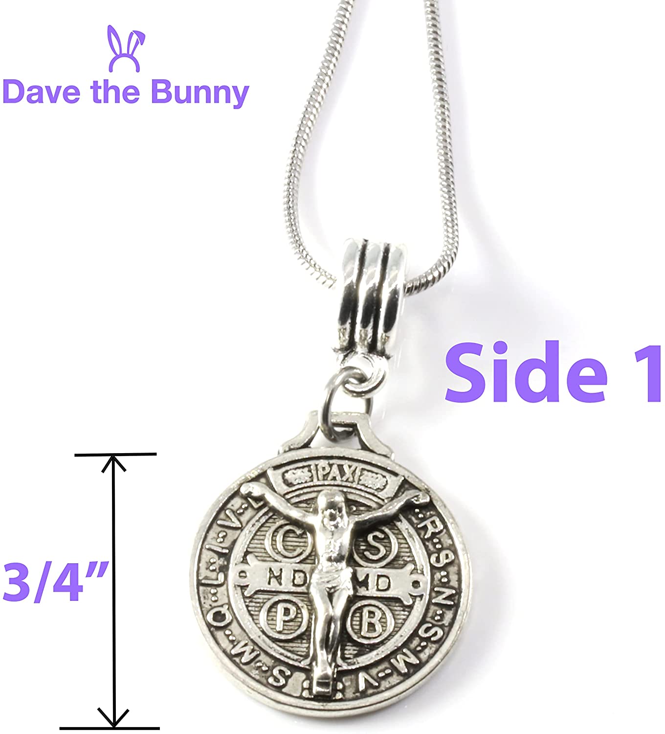 San Benito Medalla a Great Saint Benedict Medal Necklace or Cross Necklace for Men as a Protection Necklace for Protection from Evil Medallion Necklace Cross Chain Mens Cross Necklace of San Benito