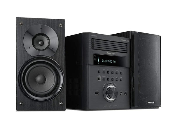 Sharp 5-CD Micro Shelf Speaker System with Bluetooth, USB, AM/FM Radio - Gifts for You 'n Me