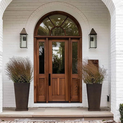 LA JOLIE MUSE Tall Outdoor Planters Set of 2, 20 inch Large Tapered Square Planters for Indoor/Outdoor Plants, Large Outdoor Flower Pots for Front Door, Patio and Deck