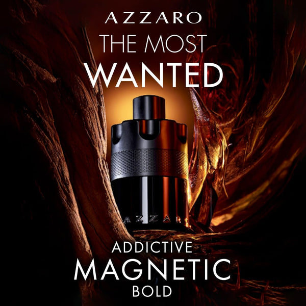 Azzaro The Most Wanted Eau de Parfum Intense - Woody & Seductive Mens Cologne - Fougère, Ambery & Spicy Fragrance for Date Night - Lasting Wear - Luxury Perfumes for Men