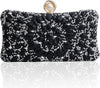 Sparkly Rhinestone Evening Clutch for Women - Luxury Handbag with Detachable Chain