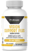 Probase Nutrition Vision Support Plus 60 Capsules 30-Day Supply