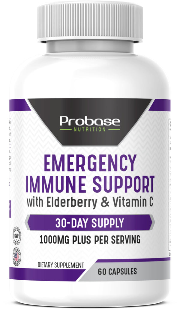 Probase Nutrition Emergency Immune Support 60 Capsules 30-Day Supply