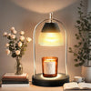 GEEZO Fragrance Candle Warmer Lamp，Electric Candle Warmer with Timer & Dimmer，Mom Christmas Birthday Gifts for Women, House Warming Gifts New Home Bedroom Decor
