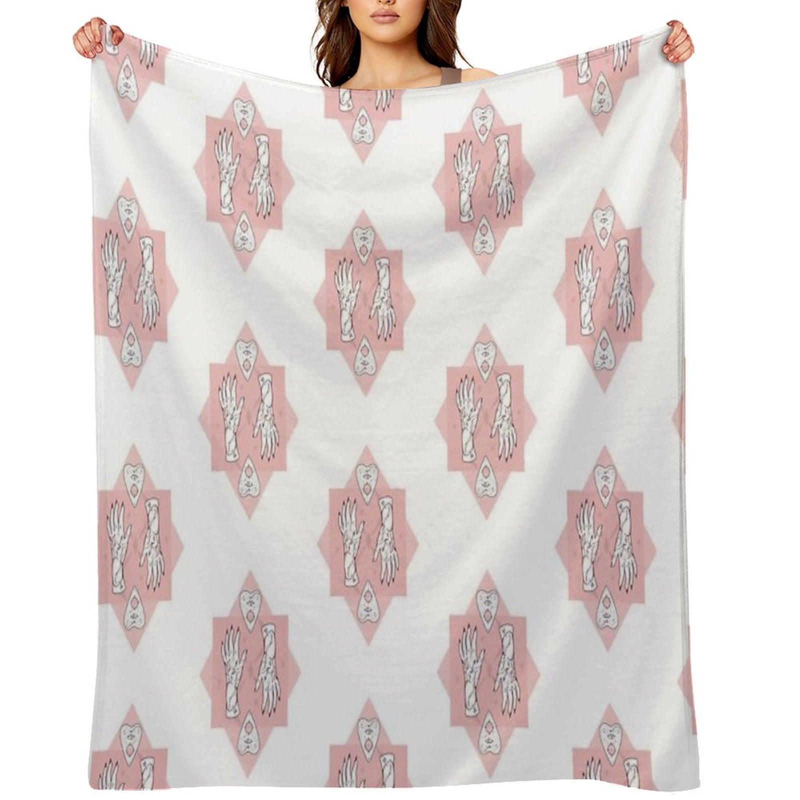 Ouija Hands Throw Blanket