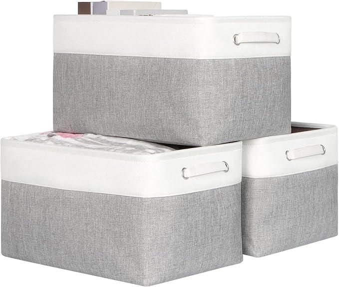 Kntiwiwo Large Fabric Foldable Storage Bin 17