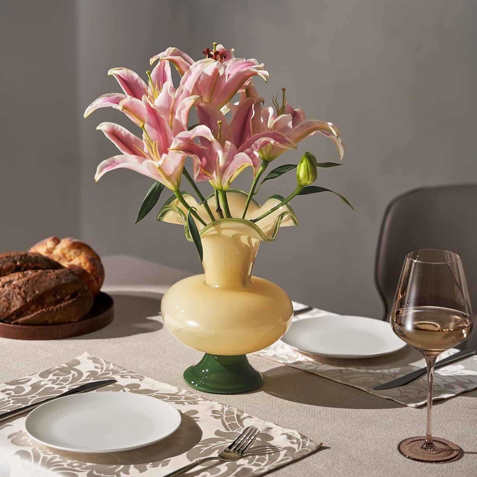 Glass Meadow Hand-Blown Glass Flower Vase  Décor - 11