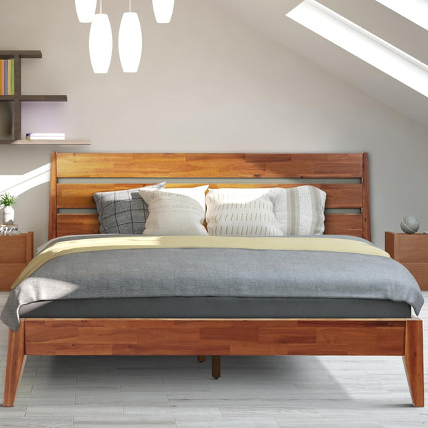 Acacia Emery Deluxe Wood Platform Bed Frame