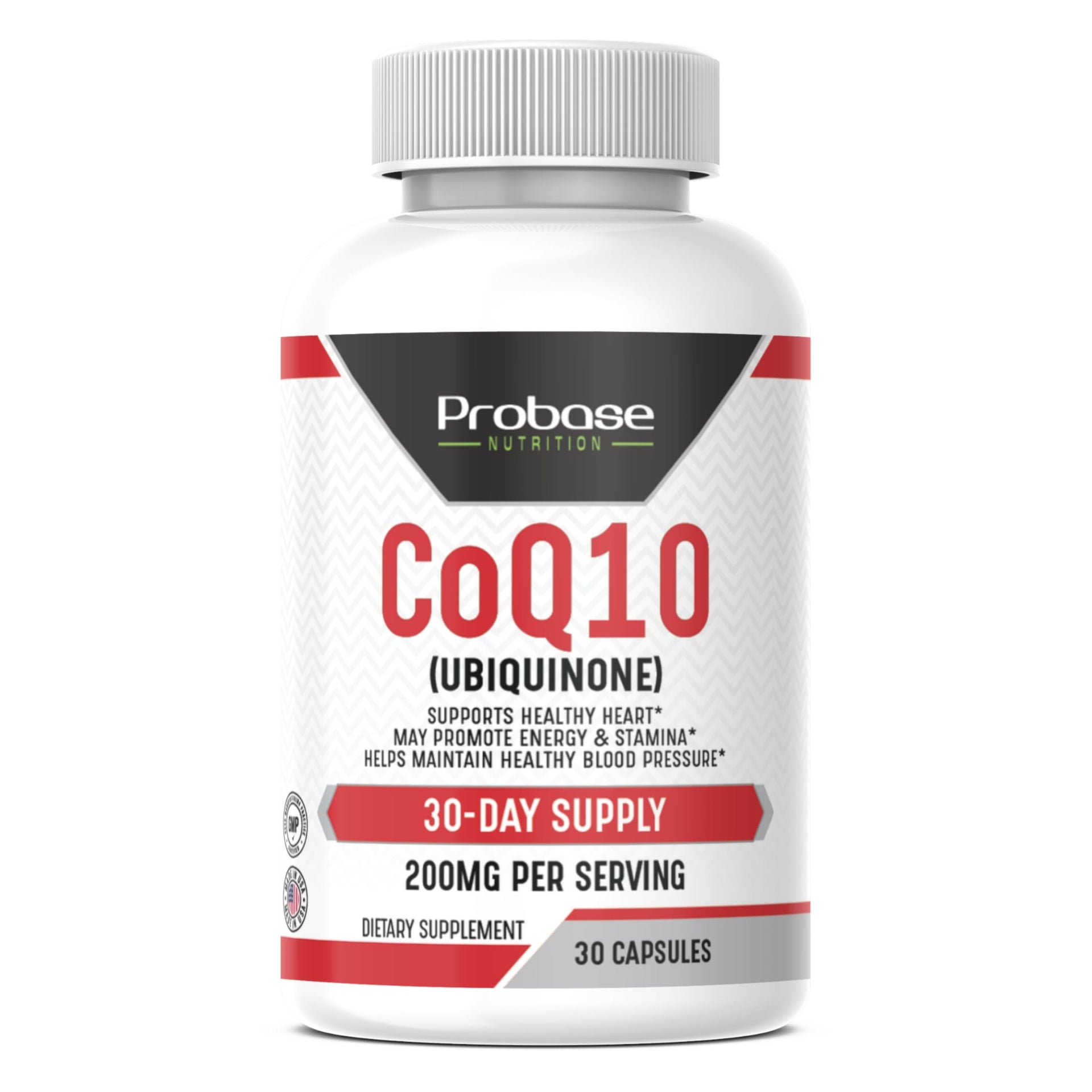 Probase Nutrition CoQ10 (Ubiquinone) 30 Capsules 30-Day Supply