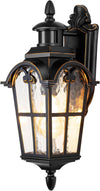 DEWENWILS Motion Sensor Outdoor Wall Lights Dusk to Dawn Exterior Light Fixture Wall Mount, Outdoor Porch Light with Water Ripple Glass, Wall Sconce Lantern for House Garage Patio