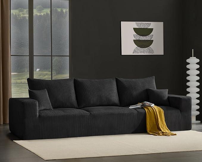 Boneless Cloud Couch Sofa for Living Room, 112