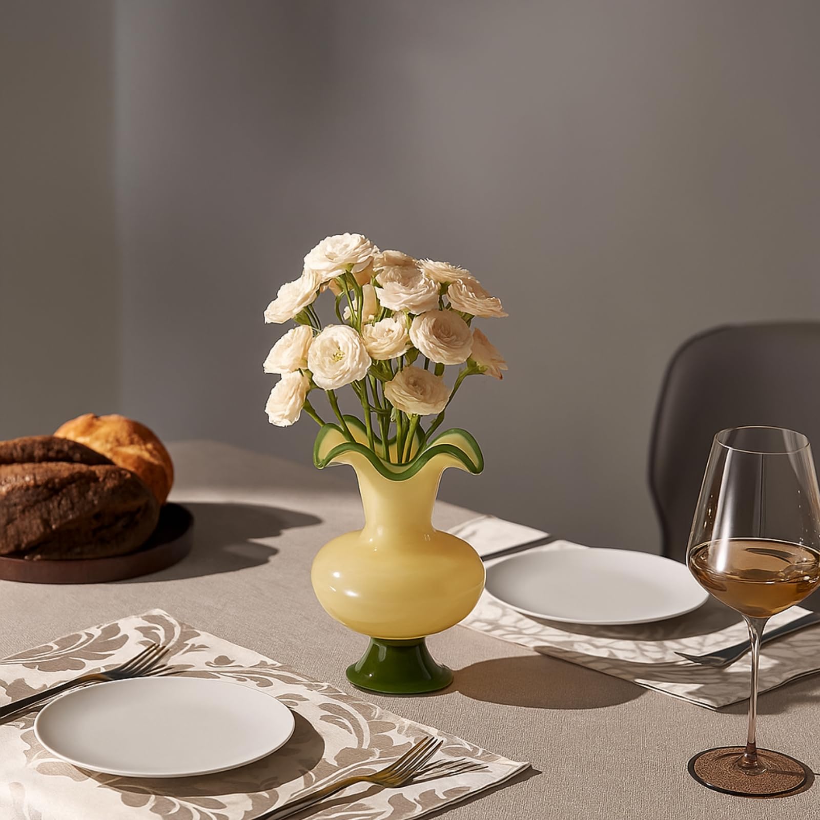 Glass Meadow Hand-Blown Glass Flower Vase  Décor - 11