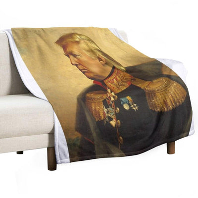 Donald Trump - Replaceface Throw Blanket