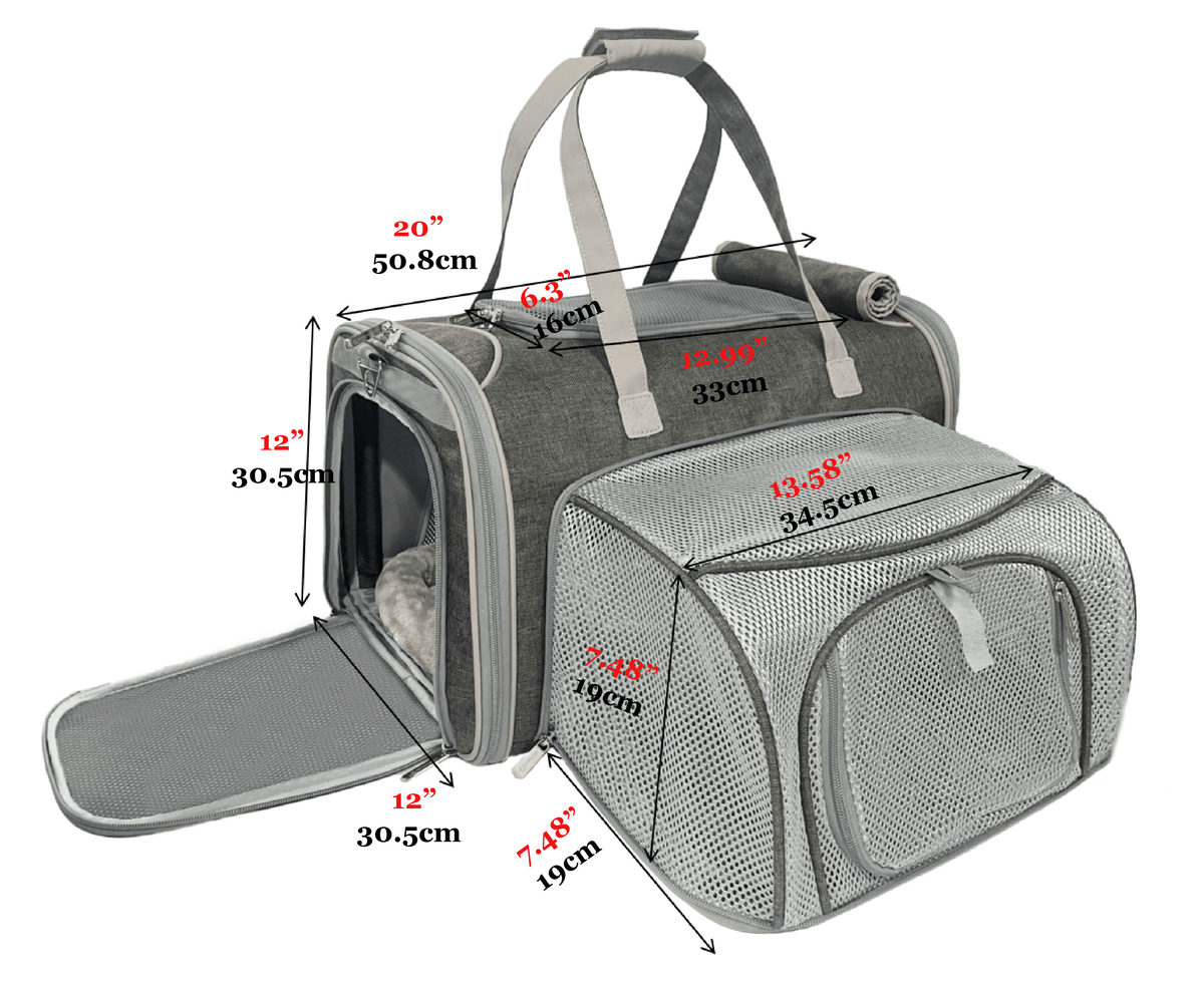 Mr. Peanut's Gold Series Big Apple XL Expandable Pet Carrier V3.0