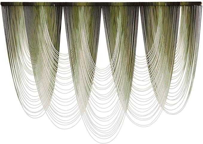 Macrame Wall Hanging Dip-Dyed Large Macrame Wall Decor Yarn Tapestry 57