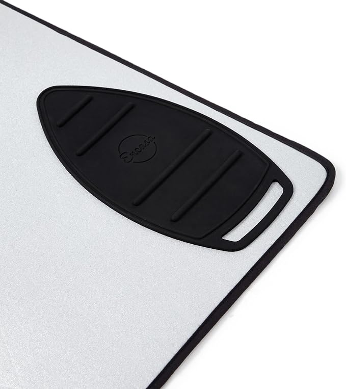 Encasa XO Ironing Mat/Pad - Metallic Silver (Large 48