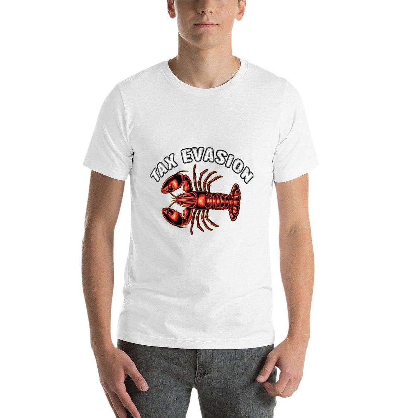 Funny Tax Evasion Lobster Meme Sarcastic Oddly Specific Meme  Polyester Blend T-Shirt