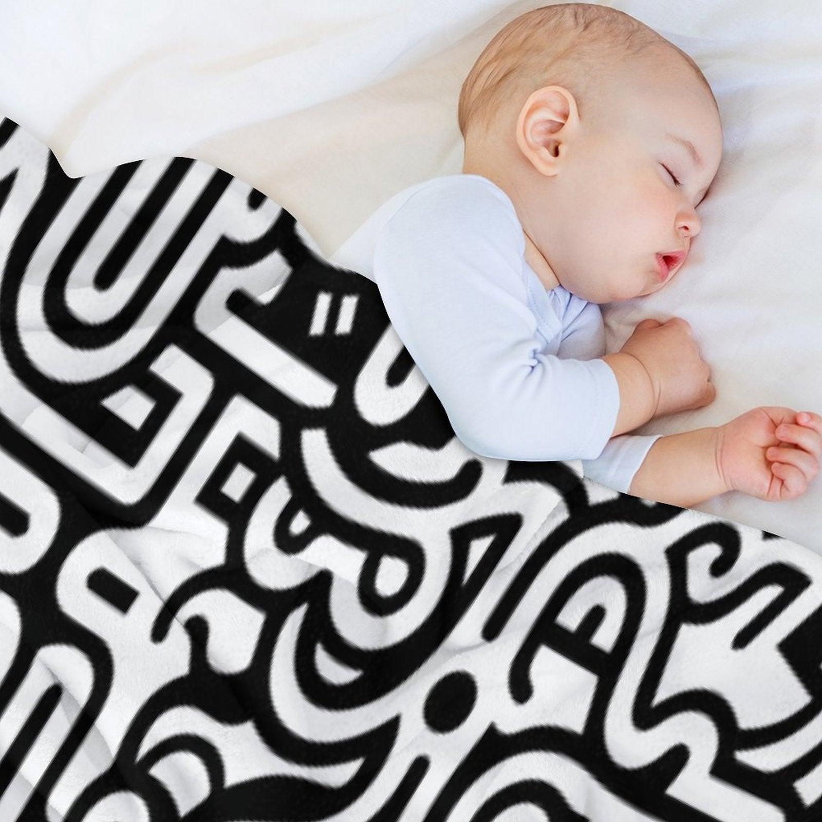 Pop Art Abstract Throw Blanket