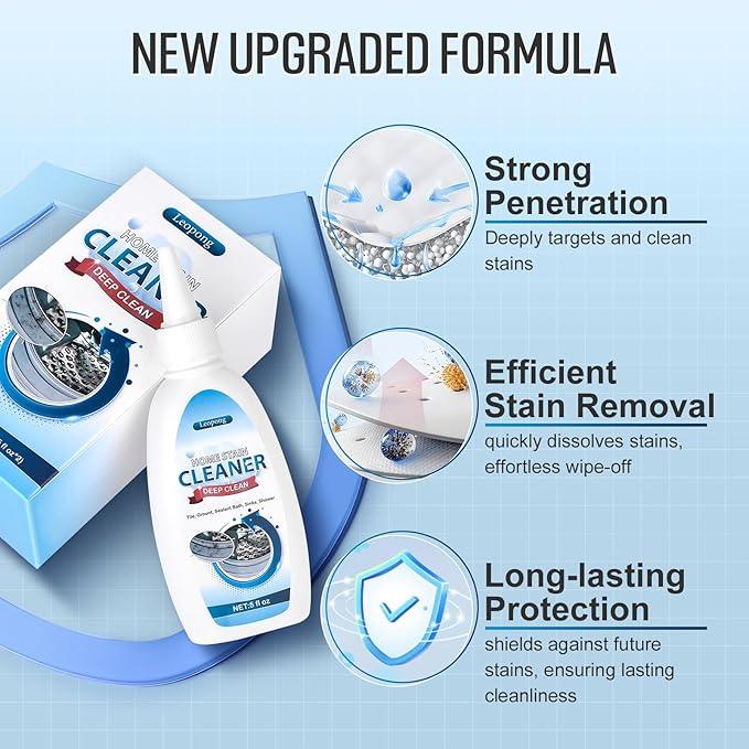Home Cleaner Gel, Cleaner for Washing Machine, Refrigerator Strips, Household Shower, Kitchen Sinks, Walls, Tiles, Bathrooms- 5 fl oz