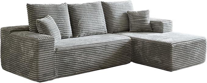 HYJT-H&K Modular Sectional Sofa Cloud Secttional Couch, 107