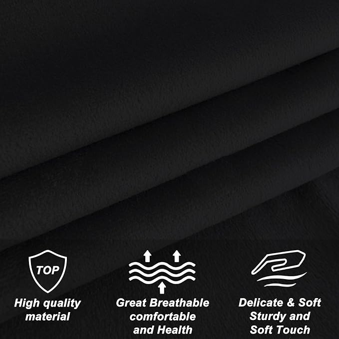 Velvet Upholstered Headboard King/Cal King Size Latest Model Wall Mount, Bed Frame Mount, Featuring High-Density Sponge Padding, Luxury Texture Easy Assembly Comfort and Style-Black