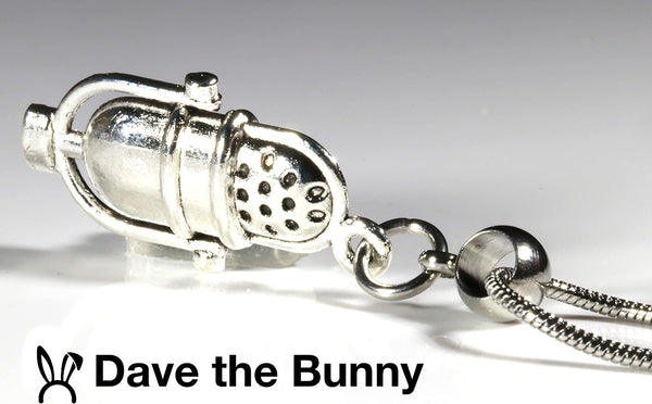 Gifts for Singers - Encanto Microphone Jewelry Music Charm Necklace DJ Pendant and a Charm Microphone that fits a Bracelet Makes Nice Men Jewelry Microphone Necklace and Music Lovers Gifts for Women