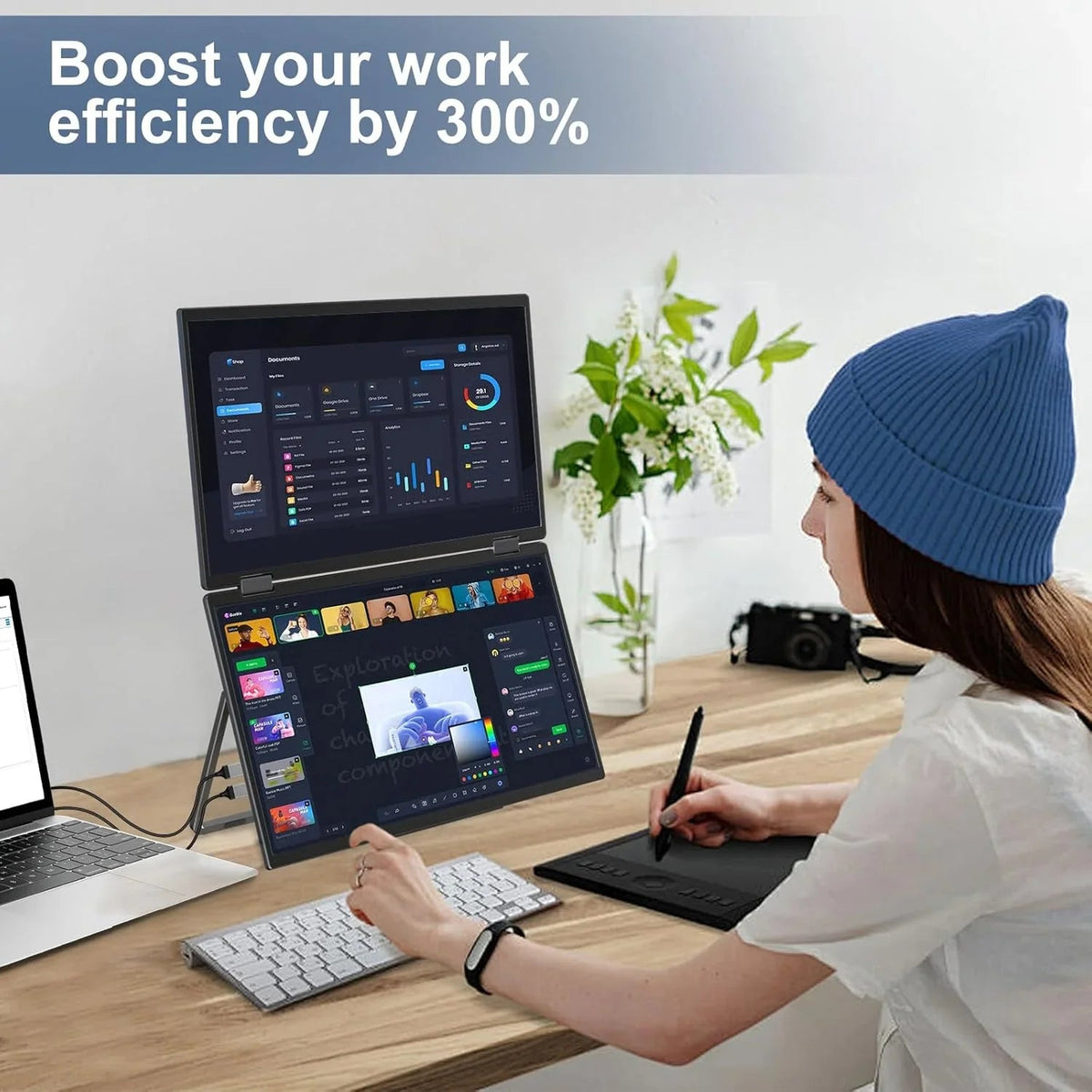 InnoView Foldable 15.6