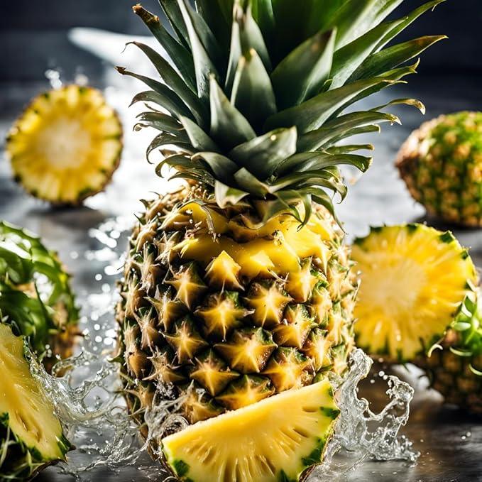 1OAK Soy Wax Scented Candles (Pineapple) - Pineapple Candle - Soy Candles for Home Scented - Tropical Candle - Hand-Poured (7oz.)