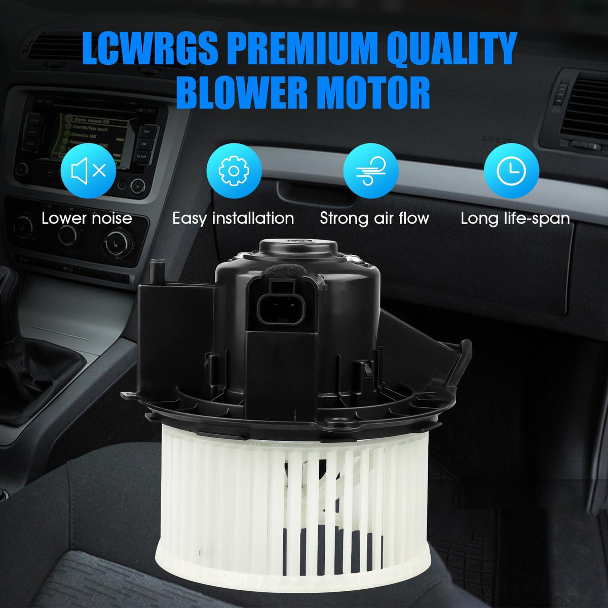 HVAC Blower Motor for Select Chevy GMC Saturn Buick, Replaces 700236