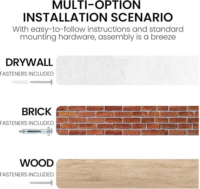 Fun Memories Floating Shelves for Wall, 24