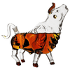 The Wine Savant Charging Bull Heads Up Animal Liquor Decanter Made For Bourbon, Whiskey, Scotch, Rum, or Tequila, Zodiac Shape