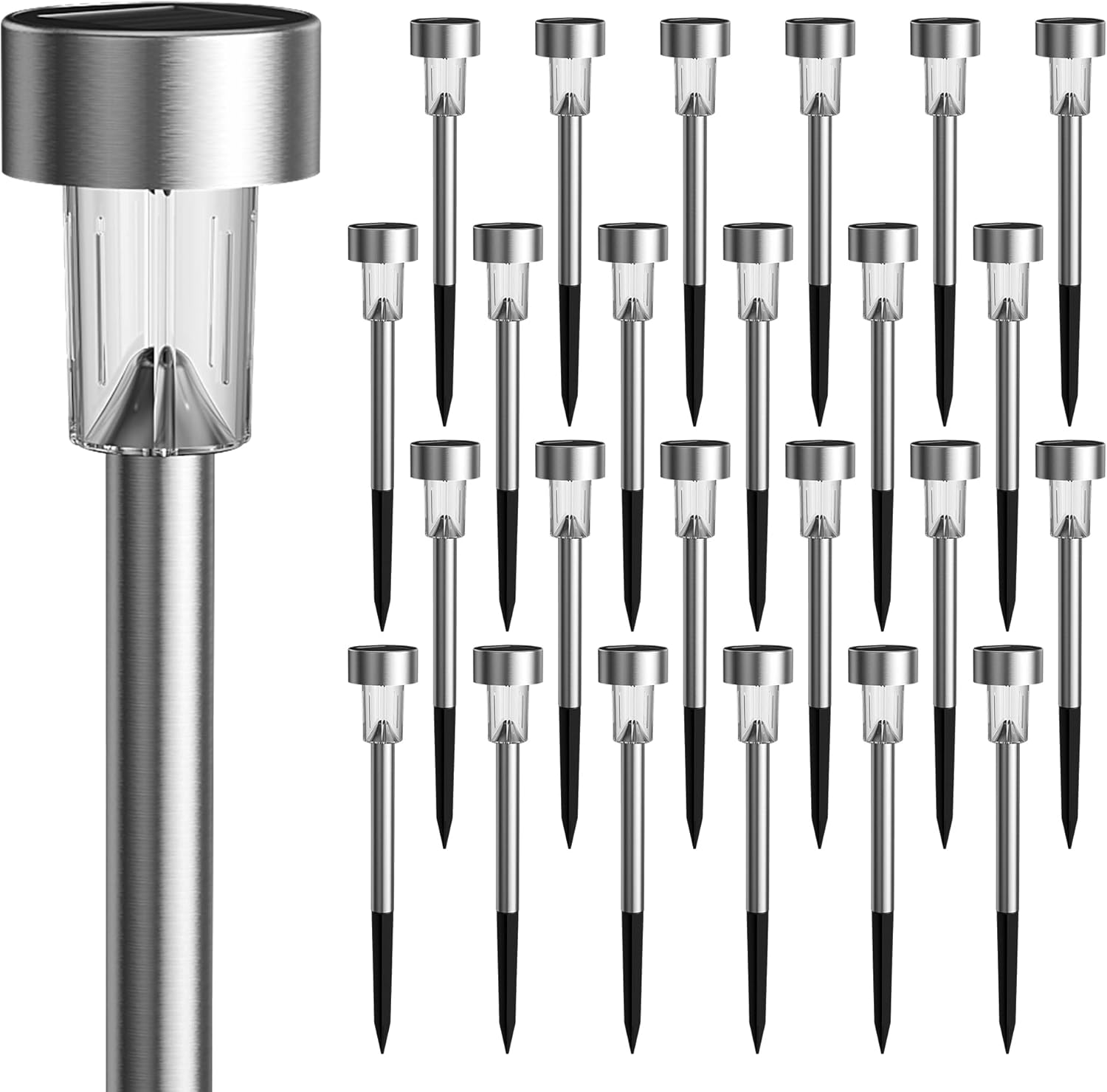 24 Pack Solpex Led Solar Outdoor Lights Pathway