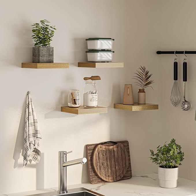 Square Floating Shelves for Wall, 10