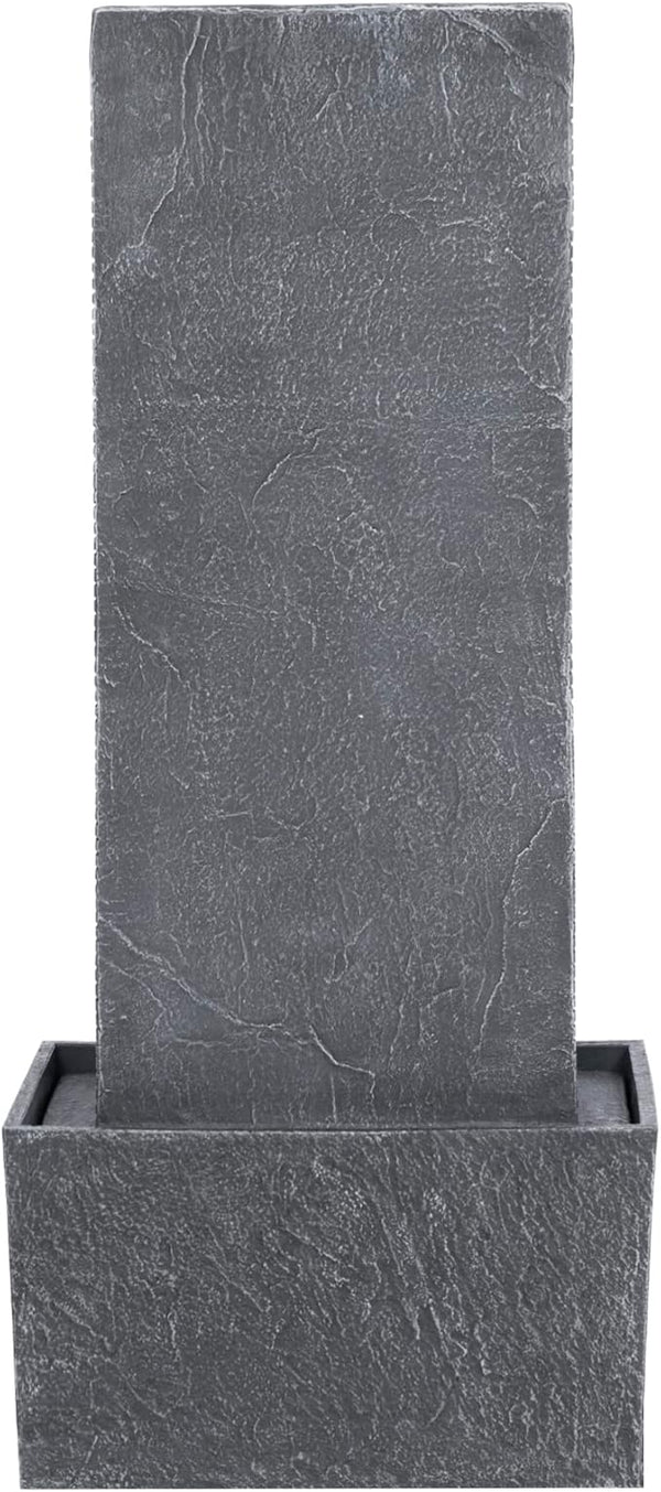Teamson Home Demeter 29 inch Outdoor Water Fountain with LED Lights