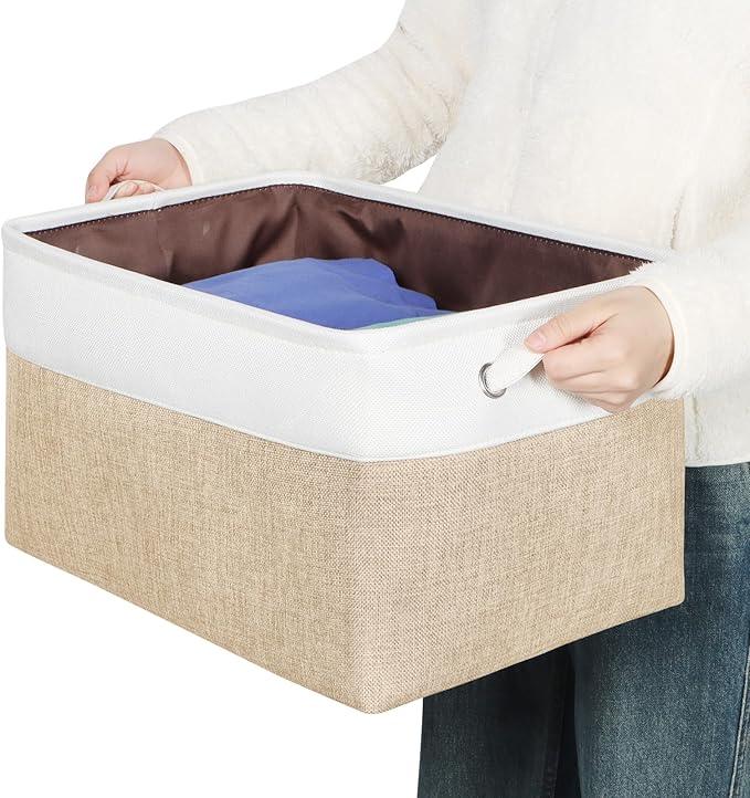Kntiwiwo Large Fabric Foldable Storage Bin 17