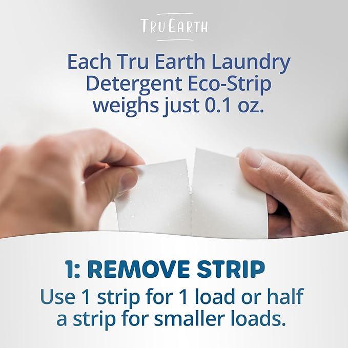 Tru Earth Platinum - Heavy Duty Laundry Detergent Sheets - Up to 64 Loads (32 Count), Lilac Breeze Scent - Ultra-Concentrated Formula - Eco-Friendly Laundry Sheets