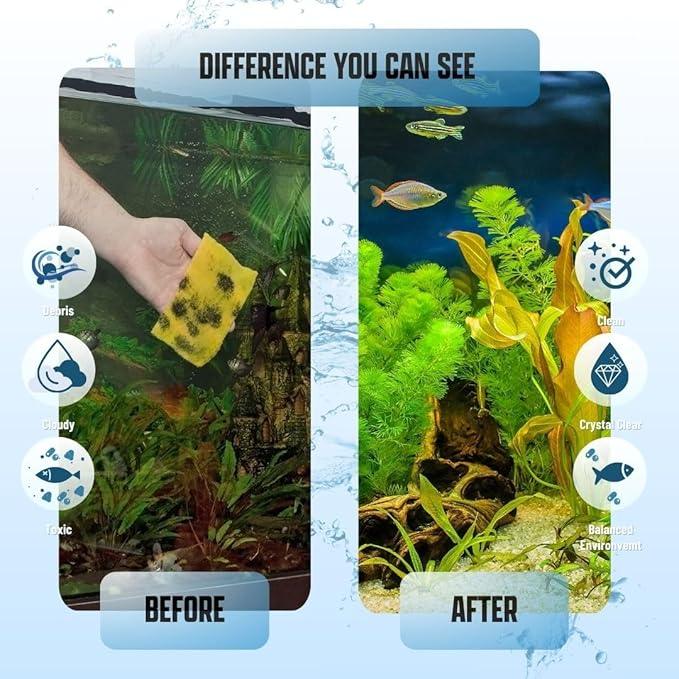 Aquarium Filter Media Pad Cut to Fit Roll, 12