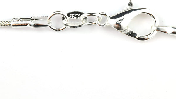 Koi Fish Coi Charm Snake Chain Necklace