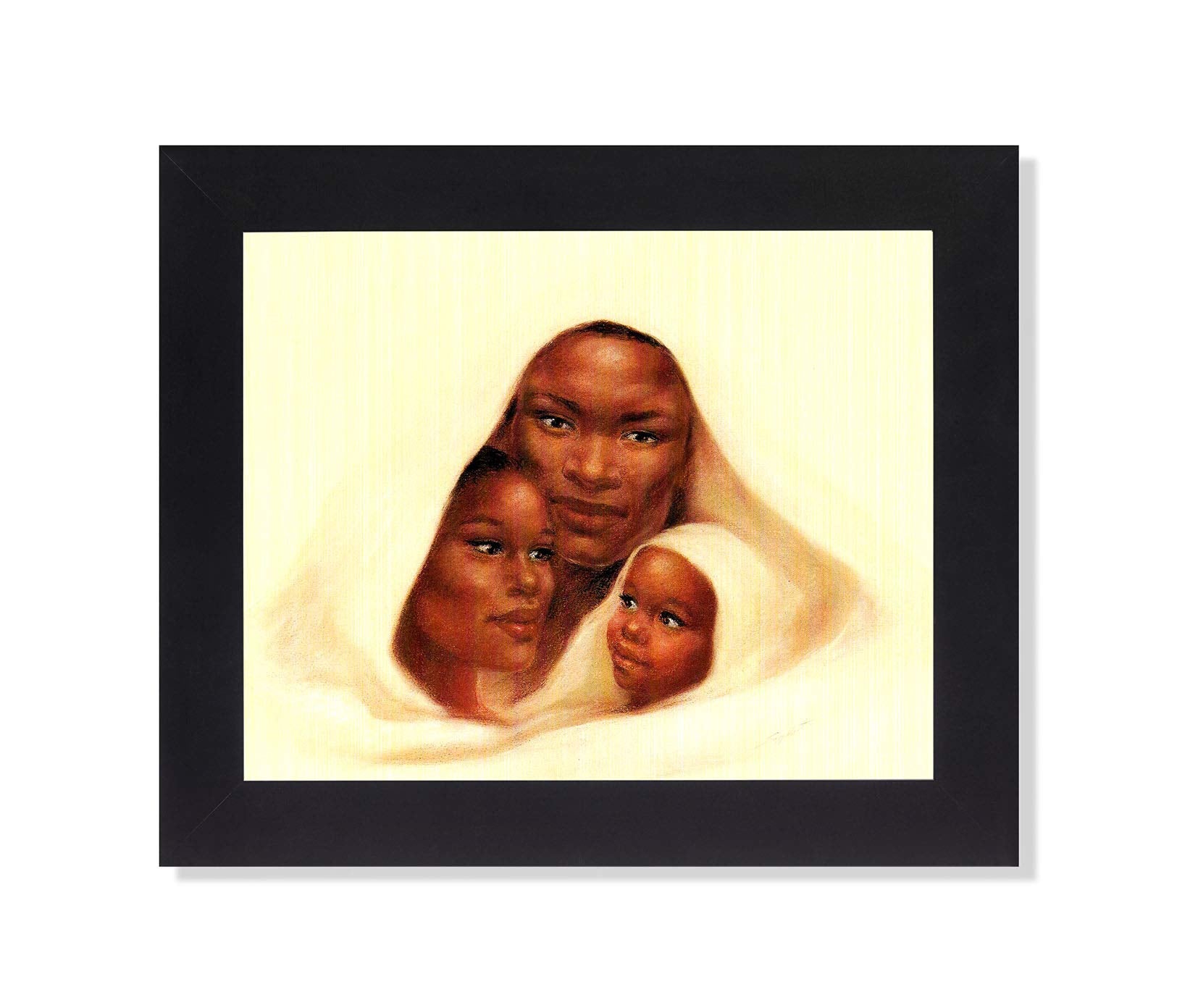 Black Framed Art Print - African American 8x10 Oak Framed Photo Gift
